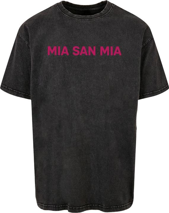Actual product image FC Bayern München Mia San Mia Colour Acid Washed Heavy Oversize Tee - 115683 (4XL)