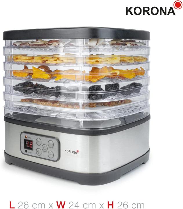 Actual product image Korona Dehydrator with Muesli Bar Shape