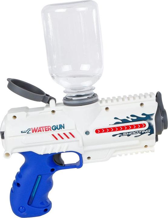 Produktbild Sun Fun Elektrische Wasserpistole mit Flasche, Weiss/Blau, 18 cm (Tank Integriert)