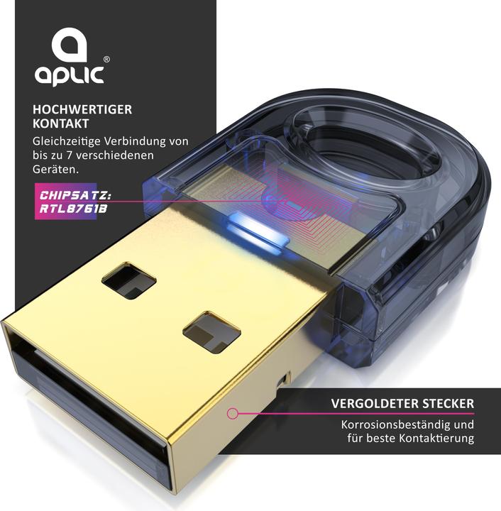 Produktbild Aplic Bluetooth USB Stick (Sender & Empfänger)