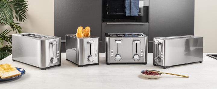 Productafbeelding Princess 142401 Stalen broodrooster Lange sleuf - 7 instelbare standen - 1050 W (EU-stekker)