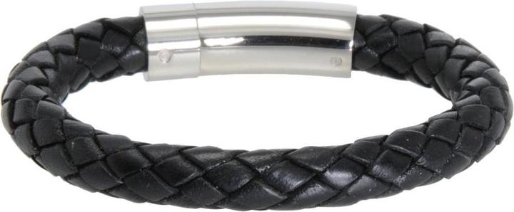 Bijouteria Lederarmband (18 cm, Leder, Edelstahl)