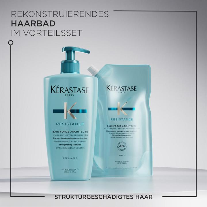 Actual product image Kérastase Resistance Nachfüllset (1000 ml, Liquid shampoo)
