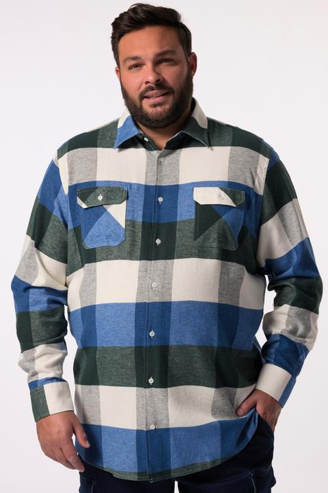 Produktbild Men+ Karo-Flanellhemd, Langarm, Kentkragen, Comfort Fit (XL)