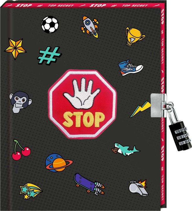 Produktbild Tagebuch: STOP - Top Secret (15 x 19 cm, Deutsch)