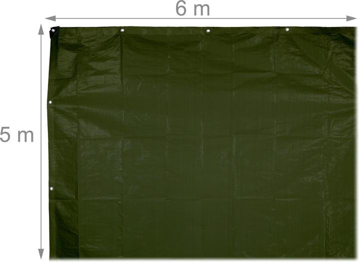 Actual product image Relaxdays Tarpaulin (500 x 600 x 0.1 cm)