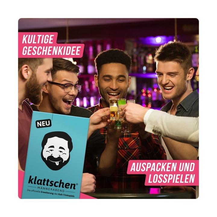 Actual product image Denkriesen klattschen® -MÄNNERABEND - The official extension of the cult drinking game