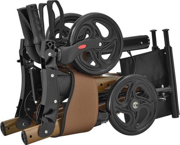 Produktbild Juskys Klappbarer Rollator Vital mit Sitzfläche & Einkaufstasche