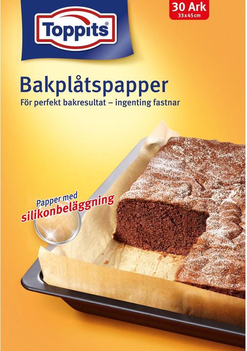 Produktbild Toppits Bakplåtspapper Ark 33X45cm 30a (33 x 45 cm)