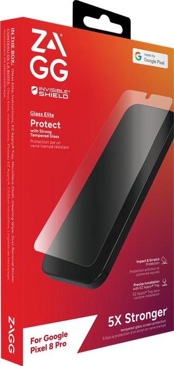Produktbild Zagg Invisibleshield Glass Elite Am (1 Stück, Google Pixel 8 Pro)