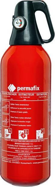 Actual product image Permafix Powder fire extinguisher PS6-HJ (B, A, C)