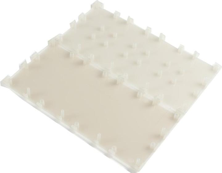 Actual product image Allnet Brick'R'Knowledge plastic tray 4x2 transparent top and bottom
