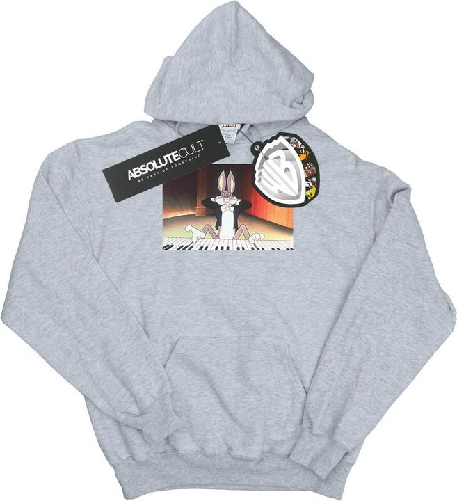 Looney Tunes Bugs Bunny Playing Piano Kapuzenpullover (3XL)