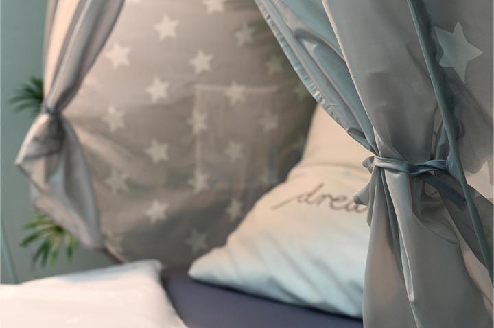 Immagine prodotto Knorrtoys Bettzelt "Grey white stars"