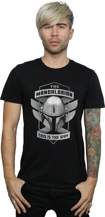 Immagine prodotto Star Wars The Mandalorian This Is The Way Mando Maglietta Uomo (4XL)