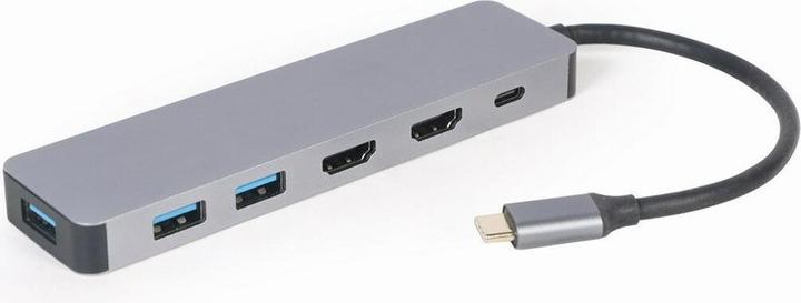 Gembird Multi Port Adapter (USB-C, 6 Ports)