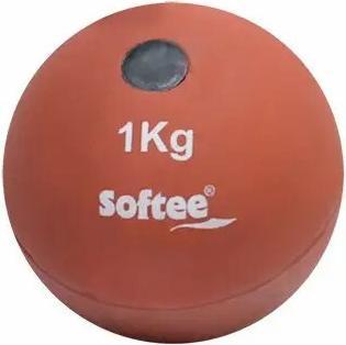 Softee rubber shot put 1kg (1 x 1 kg)