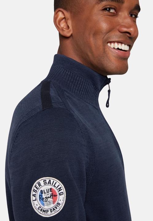 Actual product image Camp David Strickpullover Laser Sailing Troyer Pullover (L)