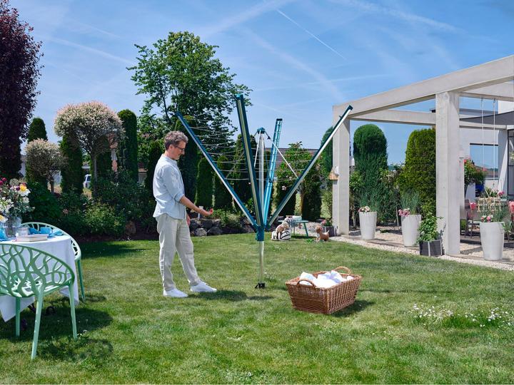 Produktbild Leifheit Wäscheschirm Linomatic 500 Deluxe Cover (50 m)