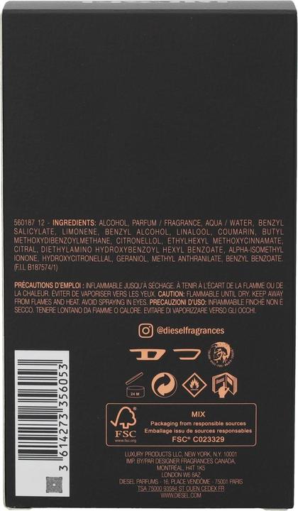 Actual product image Diesel Bad (Eau de toilette, 100 ml)