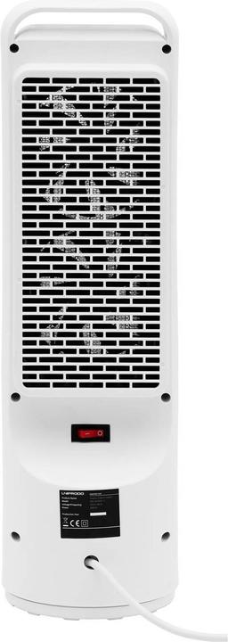 Actual product image Uniprodo Electric heater - 1200/2000 W - swivel - white (2000 W)
