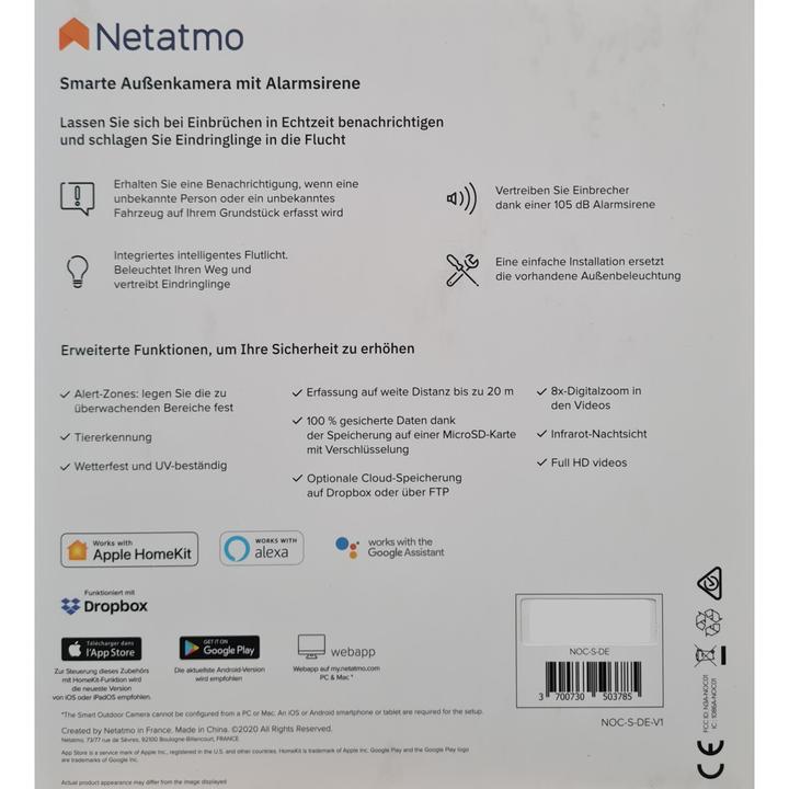 Produktbild Netatmo NOC-S-DE (1920 x 1080 Pixels)