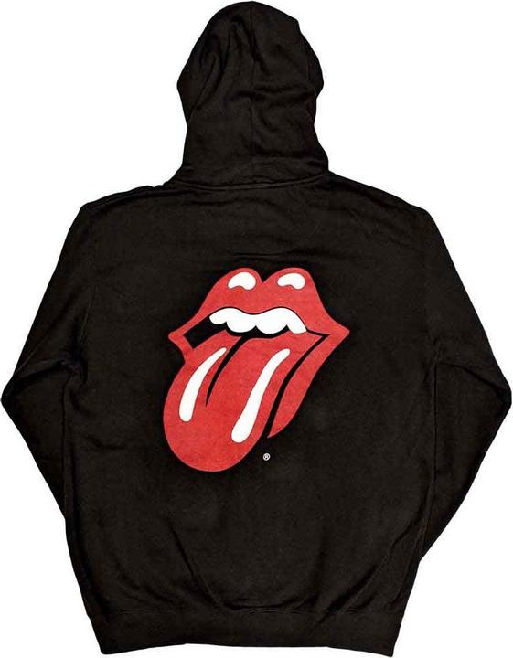 Immagine prodotto The Rolling Stones Felpa classica con cappuccio e zip a tutta lunghezza (M)