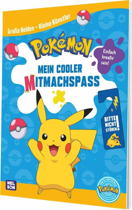 Produktbild Pokémon: Grosse Helden - Kleine Künstler: Mein cooler Mitmachspass