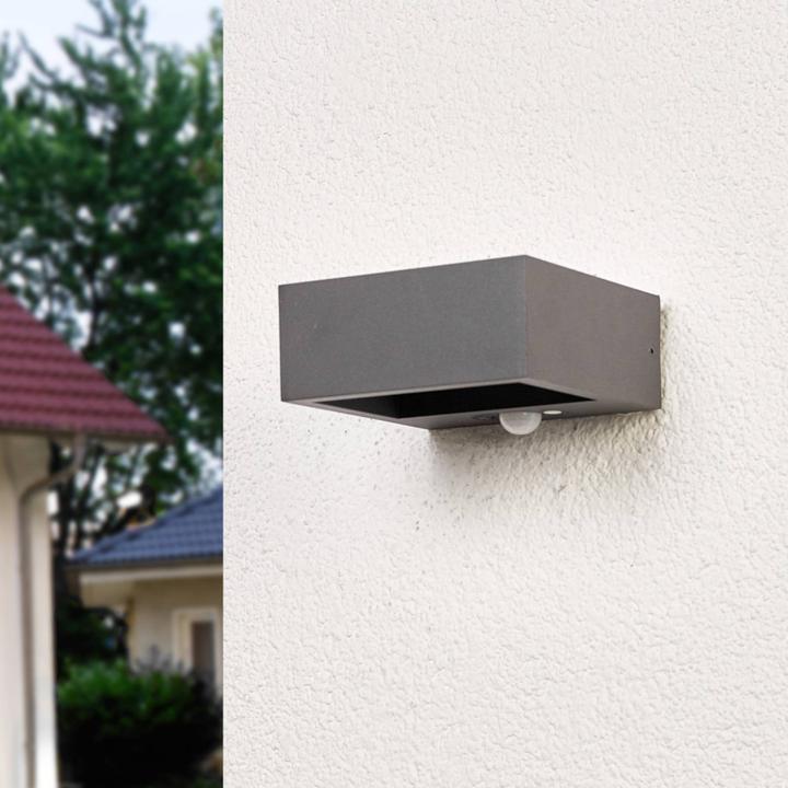 Produktbild Lucande Mahra Aussen Wandleuchte IP54 Graphite (IP54)