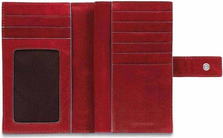 Actual product image Piquadro Blue Square - Ladies' Wallet with Coin Pocket