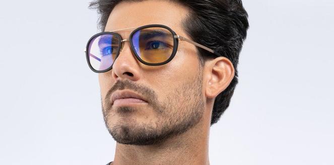 Actual product image Gunnar Gaming Brille Dume Gold Amber