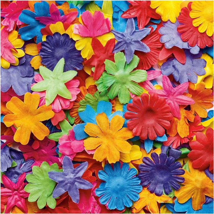 Produktbild Colorations Bunte Stoffblumen, 300 Stück.