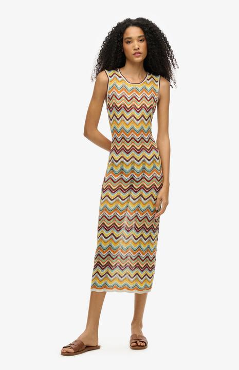Produktbild Superdry Midi-Strickkleid mit Zickzackmuster (10)