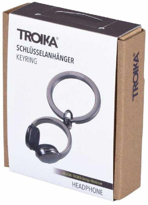 Actual product image Troika HEADPHONE Porte-clés casque audio, gris