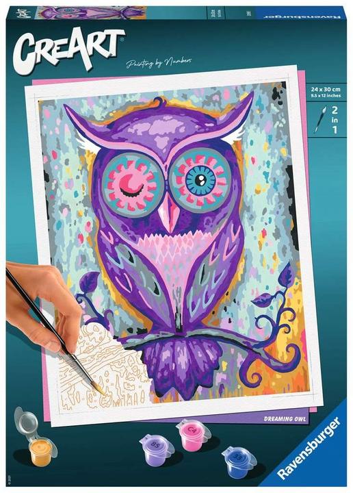 Produktbild Ravensburger Gemälde von Zahlen Dreaming Owl