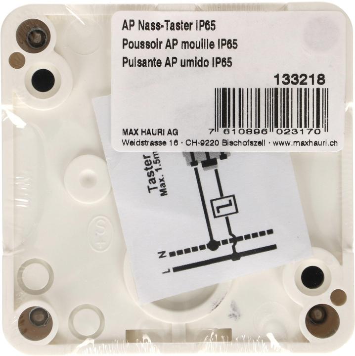 Actual product image Mica Wet pushbutton A/R AP IP54