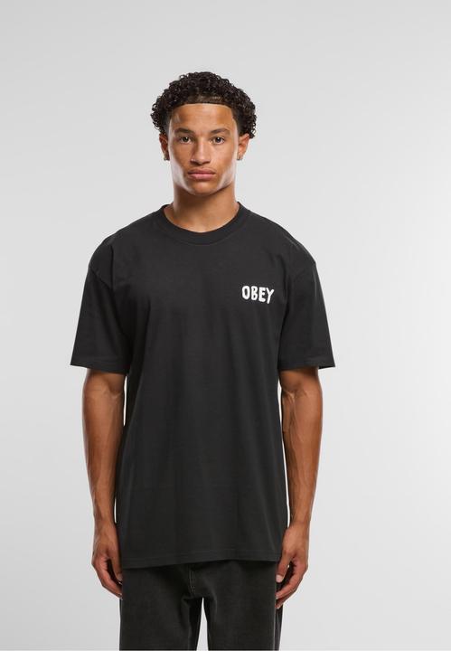 Actual product image Obey Hong Kong Photo T-Shirt - 109837 (S)