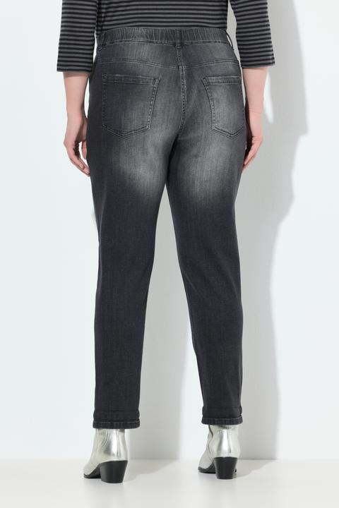 Produktbild Ulla Popken Boyfriend-Jeans, Ziernieten, Stretchdenim (46)