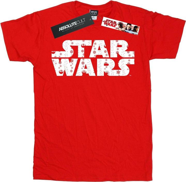 Star Wars Christmas Logo TShirt Mädchen