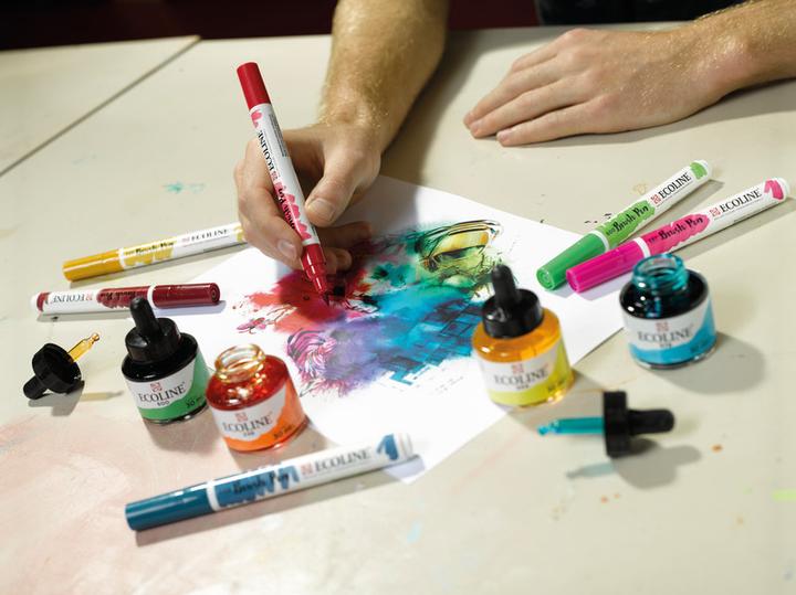 Image du produit Talens ECOLINE Brush Pen (Multicolore, 10 x)