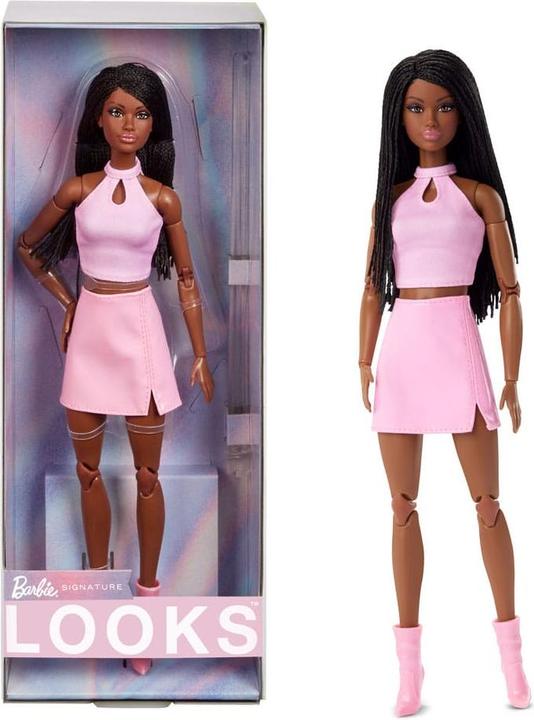 Produktbild Barbie Signature Looks 21 - Tall, Braids, Pink Skirt Outfit