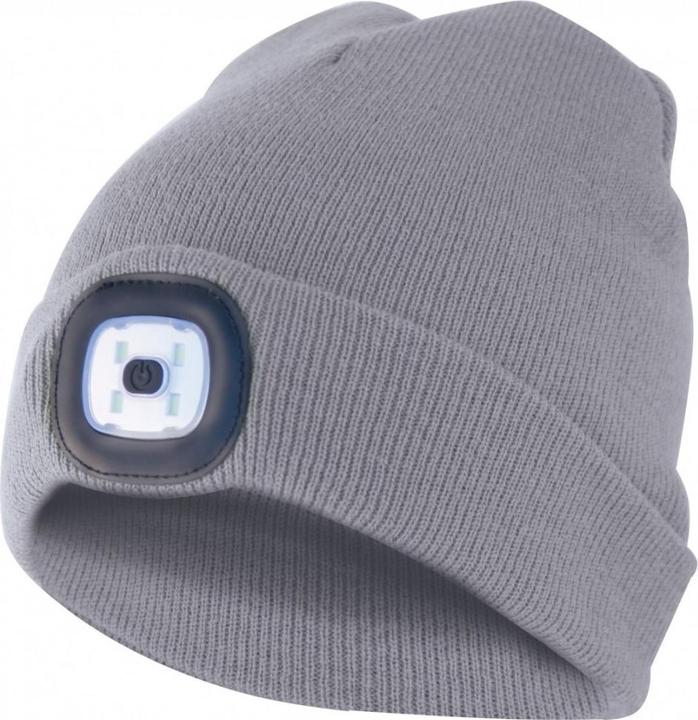 Produktbild Velamp Mütze mit LED-Frontleuchte, ideal zum Joggen, Campen, Arbeiten (100 lm)