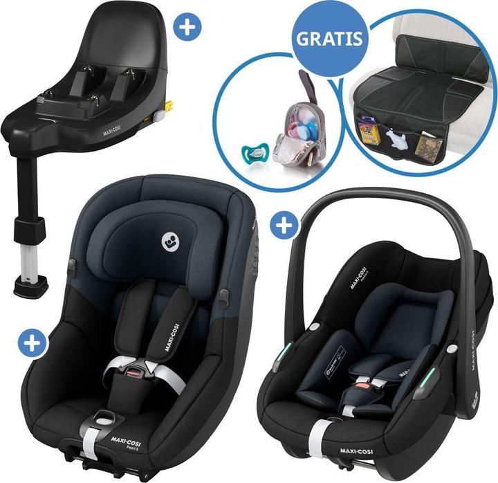 Produktbild Maxi-Cosi Kindersitze 9-18 kg 3in1 Babyschalen & Kindersitz-Set FamilyFix (Reboarder, Babyschale, ECE R129/i-Size Norm)