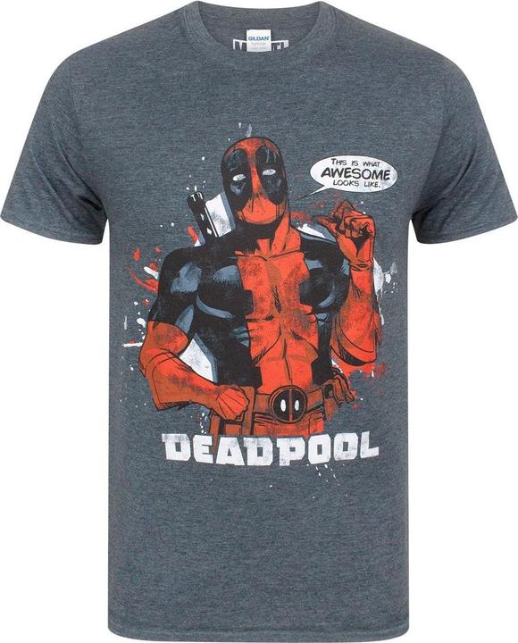 Actual product image Deadpool This Is What Awesome Looks Like Tshirt (S)