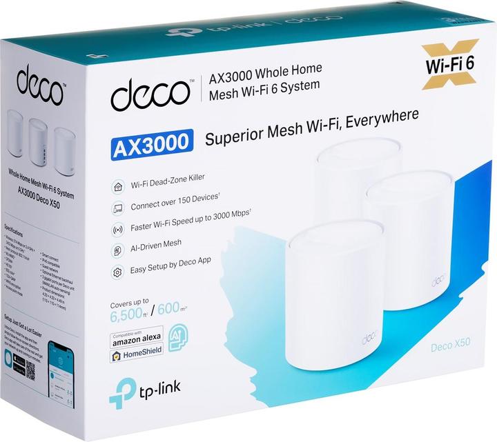 Immagine prodotto TP-Link Deco X50 (confezione da 3)