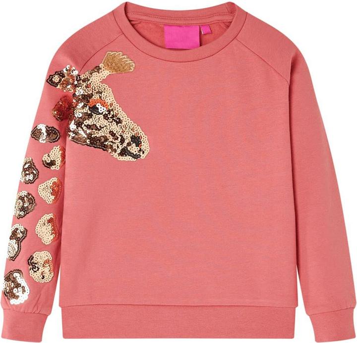 VidaXL Kinder-Sweatshirt Altrosa 92,Material: 95 % Baumwolle. 5 (92)