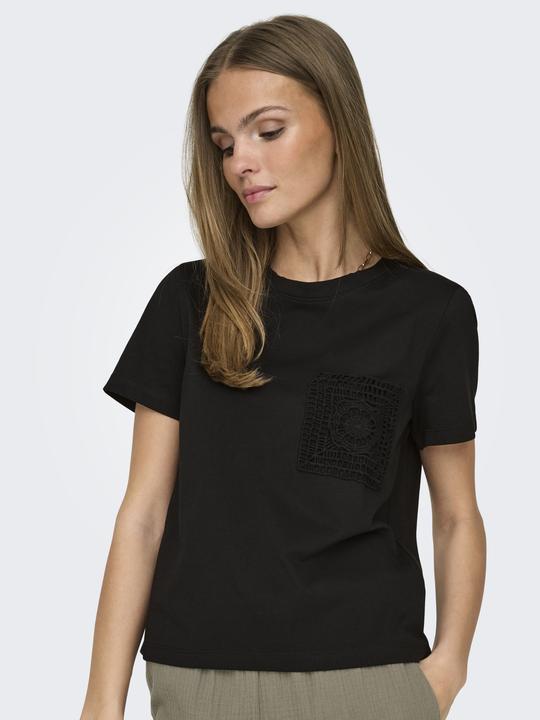 Produktbild JdY Normal geschnitten Rundhals Top T-shirt (L)