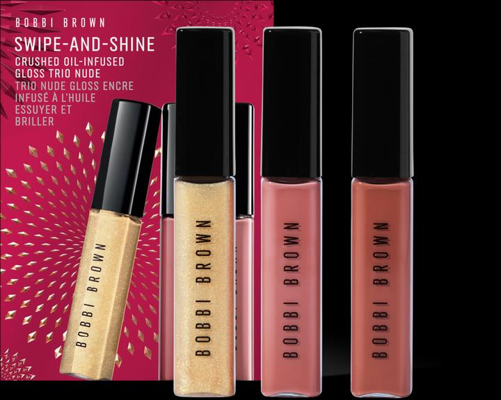 Bobbi Brown BB Specials - Swipe-and-shine Crushed Oil-infused Gloss Set - Nude (Nude)