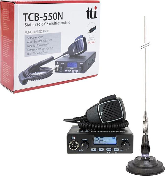 Image du produit Aim TTi Package Radio CB TTi TCB-550 + Antenne PNI ML100 (0.11 km)