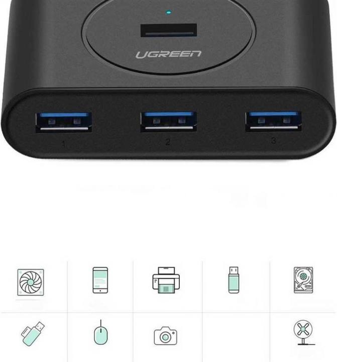 Produktbild Ugreen Hub USB 3.0 4in1 (USB-C, 4 Ports)